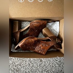 Western Leather Heels